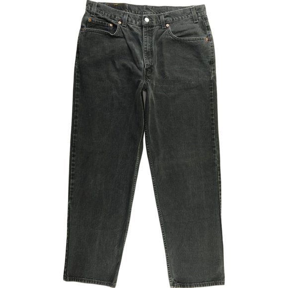 Levi's 550 Relaxed Black Jeans 38x32 Vintage C919 - Picture 1 of 7
